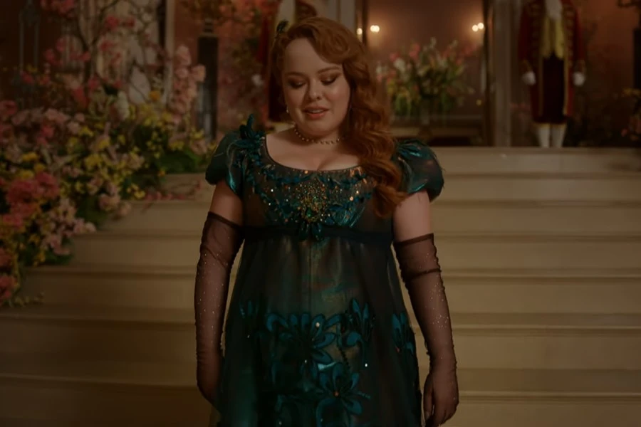 Penelope's ball look. Bridgerton season 3 Source: Netflix